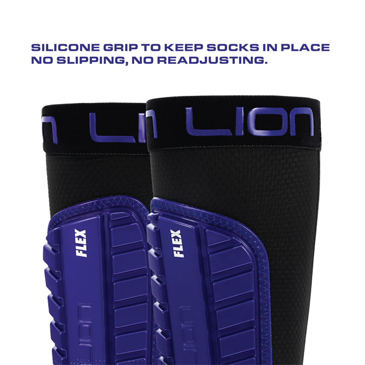 Lion Elite Flex Youth Shin Pad with Sleeve
