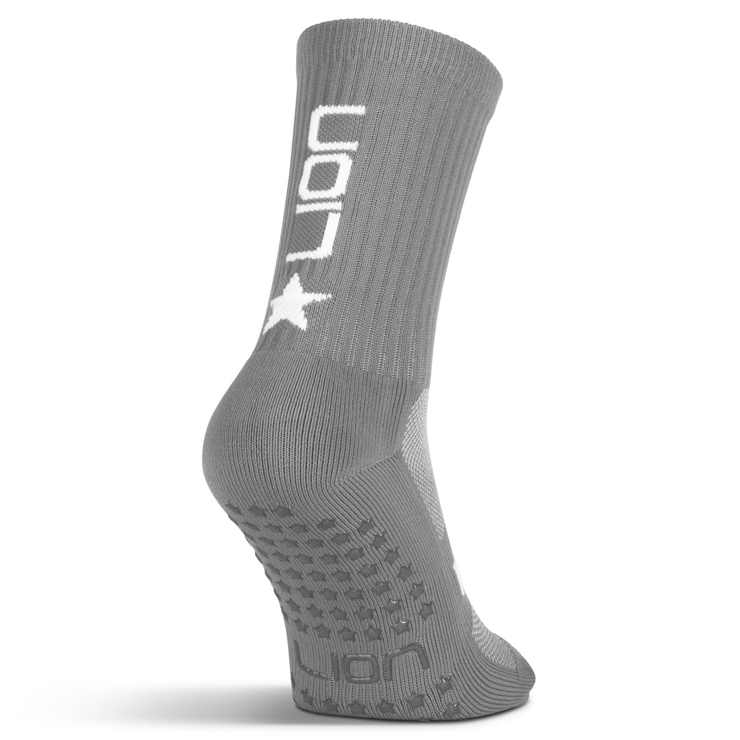 Lion grip sock grey single