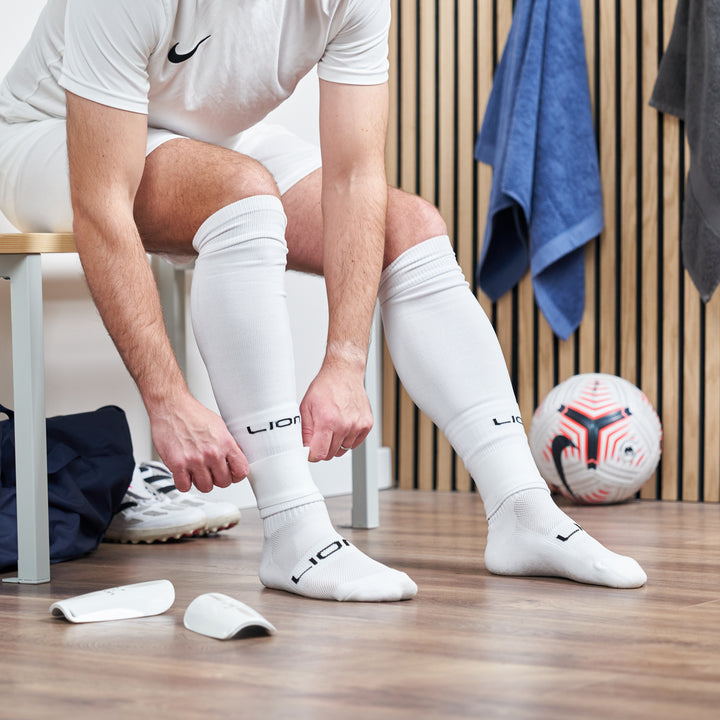 White lion sleeve socks lifestyle 