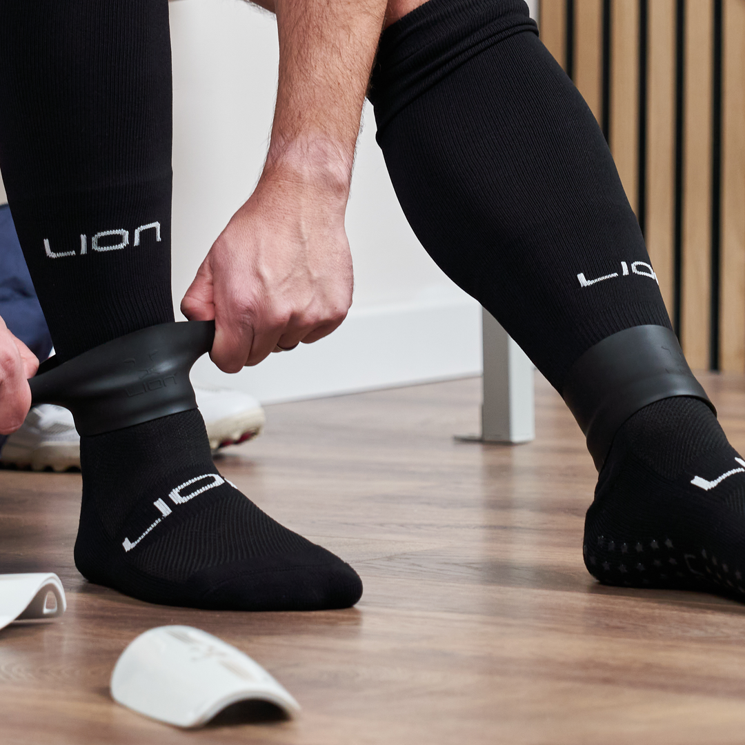 Black football leg band 