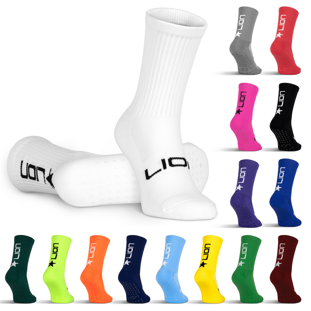 White lion grip sock colours